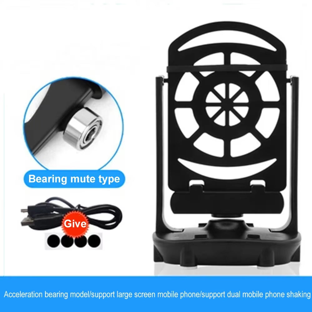 Desk Walking Swing Shaker Mobile Phone Stand Holder Pedometer Brush Stepper for Phone Wiggler Counter for Iphone Samsung Xiaomi